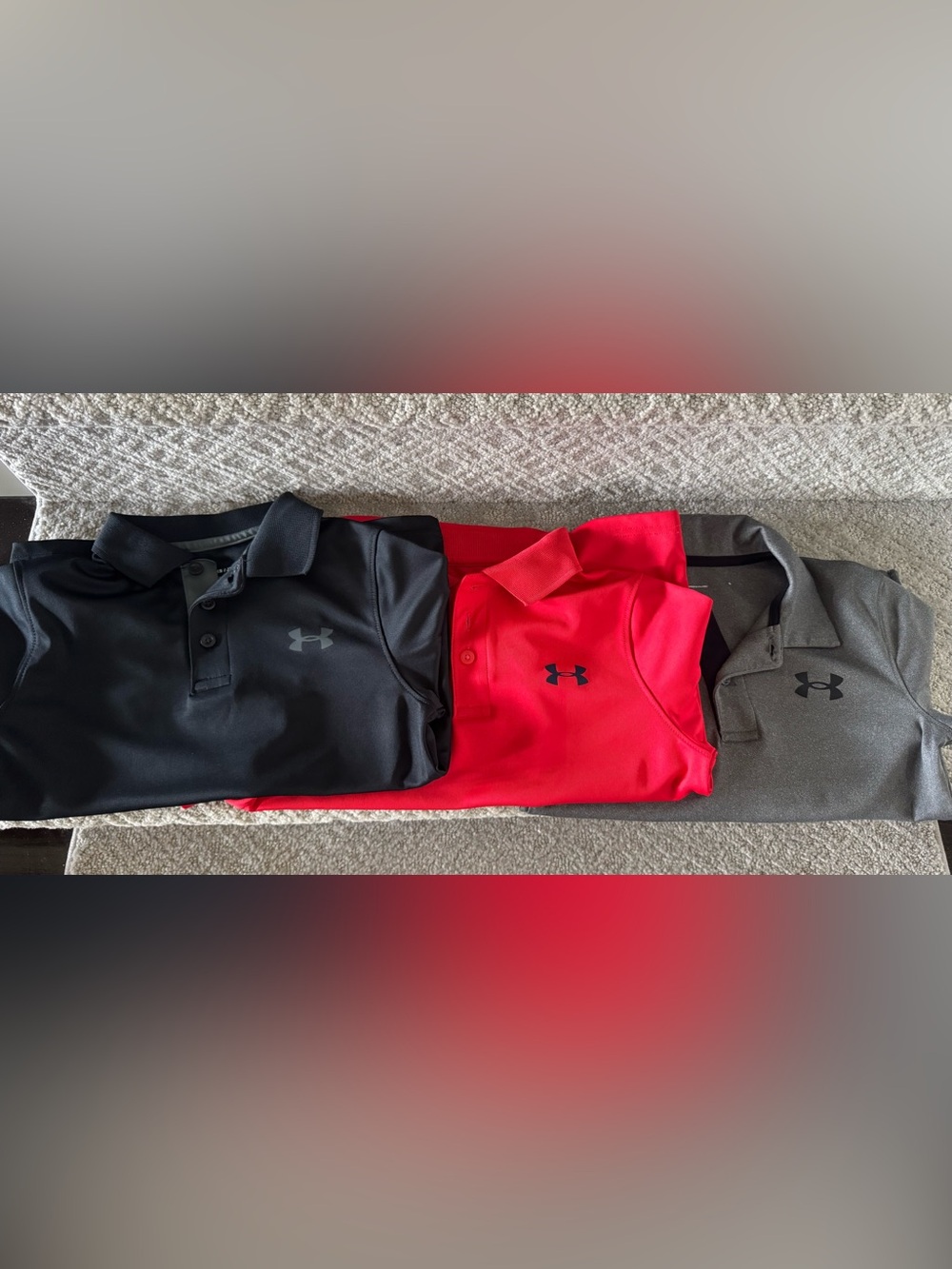 Under Armour Boys Performance Polo-Lot of 3